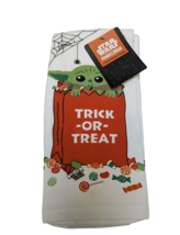 Mandalorian Baby Yoda Halloween Kitchen hand Towels 2pc NEW Trick or Tre... - $15.42