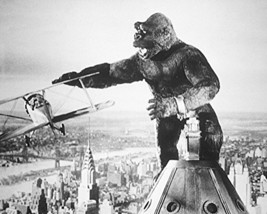 King Kong Atop Of Empire State Building New York Plane 16X20 Canvas Giclee - $69.99