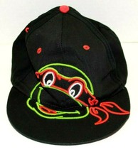 2014 Nickelodeon Ninja Turtle Raphael Snapback Childs Baseball Hat Embroidered - £9.38 GBP