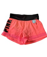 NWT Victoria&#39;s Secret Pink Ultimate Campus shortie orange shorts Small - $14.00