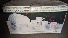 KIC ~ Terri Fosson ~ SILVER &amp; GOLD TRADITIONS ~ Boxed Set ~ 8 Plates and... - £85.65 GBP