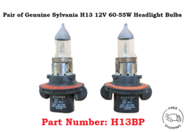 2 Pcs Sylvania H13 U E1 9008 Halogen Headlight Bulbs x2 12v 60/55w Made ... - $23.69 CAD