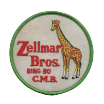 Vintage Zellmar Bros. Ring 80 C.M.B. - Circus - Embroidered Patch - £7.41 GBP