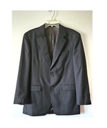Ralph Ralph Lauren Striped Charcoal Grey Suit Jacket Sport Coat 38R $495... - $272.17 CAD