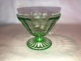 Green 3 Inch Depression Glass Sherbet - £6.38 GBP