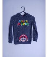 Super Mario Splatter Hoodie Jumping Beans Youth Boys Size 8 - $218.62 MXN