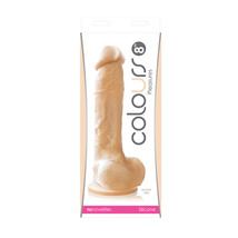 Colours Pleasures 8 in. Dildo Beige - £59.07 GBP