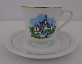 Walt Disney Productions Disneyland Ceramic Mug And Saucer - $14.74