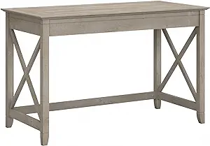 Bush Furniture Key West Writing Table For Home Office | Small Modern Far... - £230.40 GBP