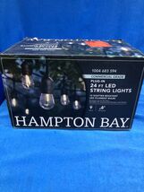Hampton Bay 12-Light 24ft String Lights S14 Filament Indoor Outdoor New ... - $19.79+