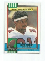 Deion Sanders (Atlanta Falcons) 1990 Topps Super Rookie Card #469 - £7.60 GBP