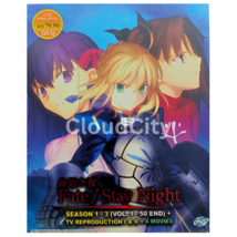 DVD Anime Fate/Stay Night Season 1-3 Vol.1-50End +TV Reproduction I&amp;II + 4 Movie - £30.82 GBP