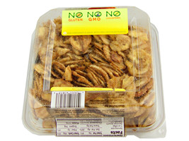 Nutty &amp; Fruity BBQ Flavored Dried Banana Chips, 2-Pack 5 oz. (141g) Trays - £21.63 GBP