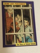 Crime and Punishment Trading Card #16 Trial Of Sirhan Sirhan - £1.47 GBP