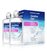 10/26 Bausch + Lomb Sensitive Eyes Saline Solution, 12 Fl Oz (Pack of 2) - $275.45 MXN