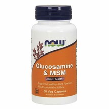 NOW Supplements, Glucosamine &amp; MSM plus Chondroitin Sulfate, 60 Count Ve... - £11.72 GBP
