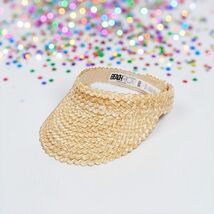 Beach Riot Tan Straw Visor NWT Summer Hat MSRP $78 - $54.44
