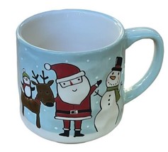 Lang Christmas Coffee Mug 16 oz Santa Reindeer Snowman Penguin Holiday - $12.61