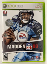  Madden NFL 08 (Microsoft Xbox 360, 2007 w/ Manual, Tested Works Great)  - £7.18 GBP