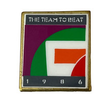 1986 7-Eleven Team to Beat Team Member Convenient Store Lapel Pin - £11.71 GBP