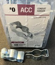 Commercial Electric #0 Conduit Hanger 45-Pack  ACC 1006 240 526 New - $35.99