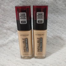 L’Oréal Infallible 24 Hour Fresh Wear Foundation: Rose Ivory (415) TWO (... - $10.00
