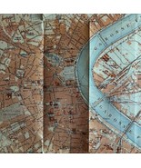 Map Bordeaux Southern France Rare 1914 Lithograph WW1 Era WHBS - $138.72 CAD