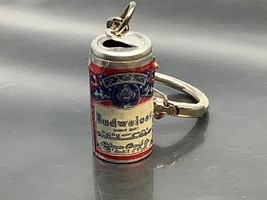 Vintage Promo Keyring Budweiser Keychain Beer Can Ancien Porte-Clés Canette Bud - £9.01 GBP