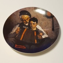 Norman Rockwell The Music Maker Plate Fine China By Edwin Knowles 1981 - £11.34 GBP