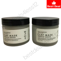 Fig + Yarrow French Green Organic Clay Mask 1.2 oz Pack of 2 - £19.38 GBP