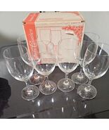 European Classics 6 10 Oz Red Wine Glasses Made In Germany - $19.79