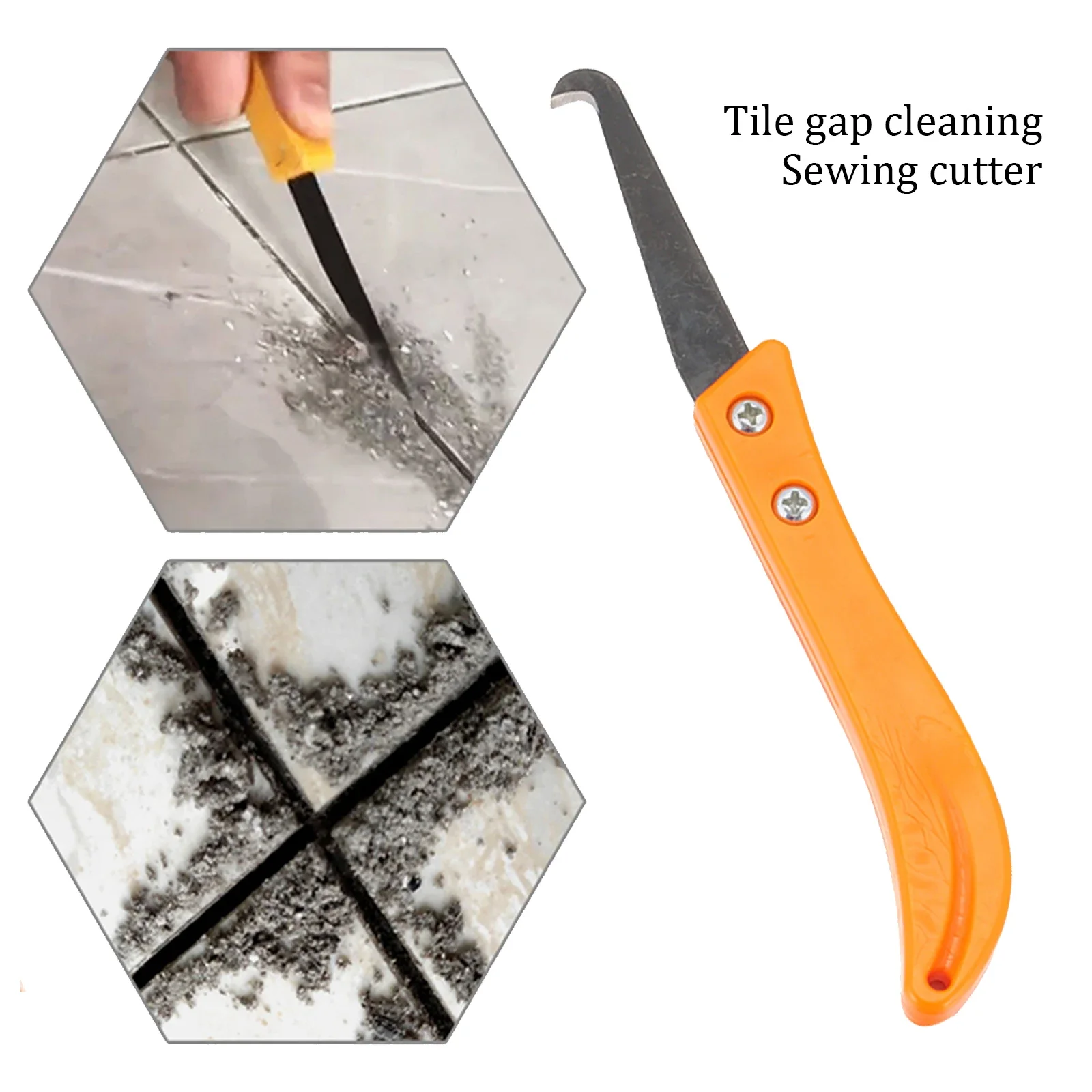 Professional Cleaning and Removal of Old Grout Hand Tools Tile Gap Repair Tool - £8.07 GBP