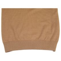 Men's Sweater Knit By BRANGO Turkey Mock Neck Cotton Blend 21050 Coffee image 5