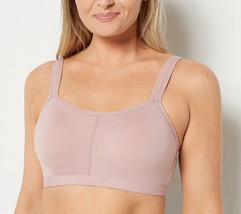 Breezies Comfort Zone Full Coverage Wirefree T-Shirt Bra Rose Mauve, 38 DD - £17.82 GBP