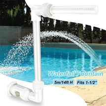 Pool Waterfall Fountain In-Ground Above Ground Swimming Pool Water Feature Spray - £32.04 GBP