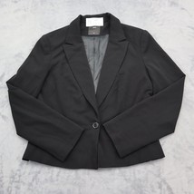 View Suit Womens 12 Black Skirt Suit Notch Lapel Single Breasted Blazer - £23.33 GBP