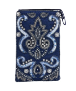 BAMBOO TRADING HAND BEADED Club Bag Delightful Denim - $637.13 MXN