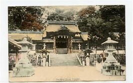 The Suwa Shrine Hand Colored Postcard Nagasaki Japan 1908 - $13.86