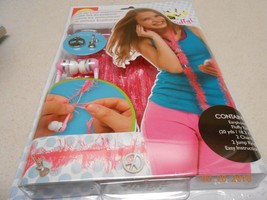 NEW Alex Fluffy Earphones Couture Kit pink silver charms &amp; jump rings - £4.62 GBP