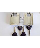 2 X Abloy PL 342 T/25 PROTEC 2 Keyed Alike /Hardened Steel Padlock - $450.00