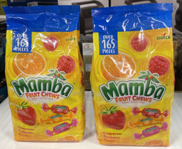 2 Packs Mamba Fruit Chews, Strawberry Raspberry Orange, Over 165 Pieces,... - $36.50