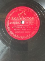 Richard Crooks - Ave Maria / How Lovely Are Thy Dwellings - RCA Victor 78rpm - £13.68 GBP