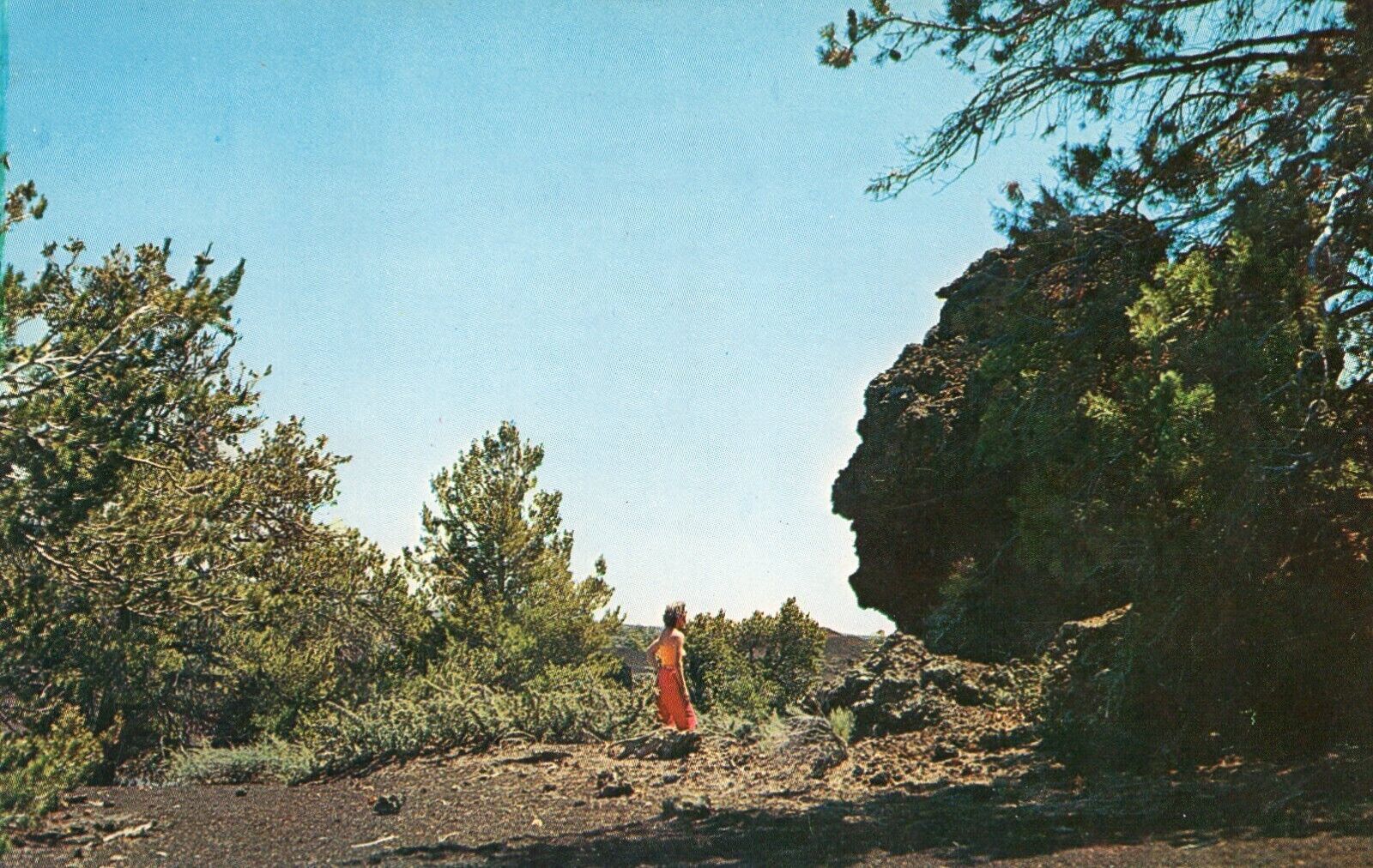 Primary image for Craters of the Moon National Monument Unposted Postcard Idaho Paisley Cone