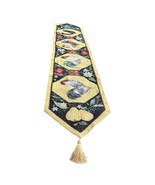 Sally Eckman Roberts Chanticleer Roosters and Fruit Runner with Tassels ... - $24.70