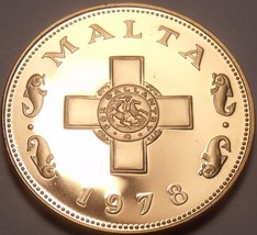 Rare Cameo Proof Malta 1978 Cent~The George Cross~3,244 Minted - £11.05 GBP