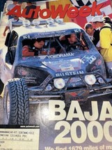 Autoweek Magazine December 11, 2000 Baja Mexico Volvo Toyota Spyder - $5.00