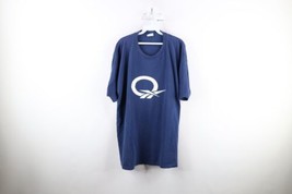 Vtg 90s Reebok Mens XL Distressed Allen Iverson The Question T-Shirt Blue USA - £79.09 GBP