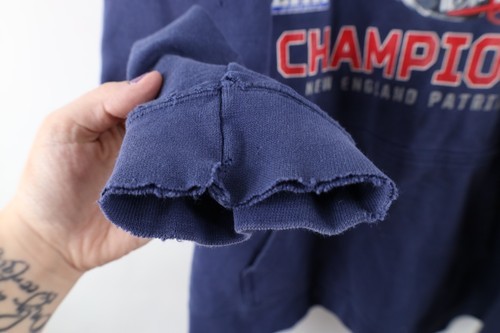 Fanatics Mens XL Thrashed Super Bowl LIII New England Patriots Football Hoodie Item image 8