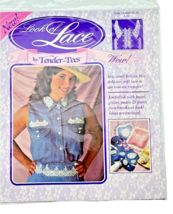 Tender Tees Iron-On Transfers Look of Lace Lady Charlotte 90s Feminine C... - $12.55