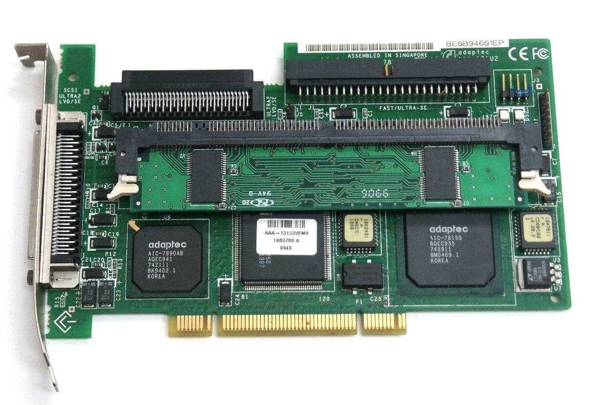 NEW ADAPTECH AAA-131U2 SCSI RAID CONTROLLER CARD AAA131U2 - £23.42 GBP